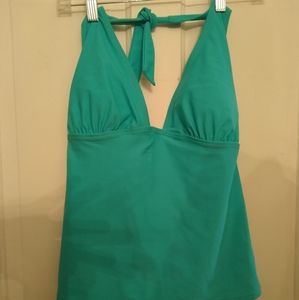 Old Navy - Pale Teal Halter Tankini